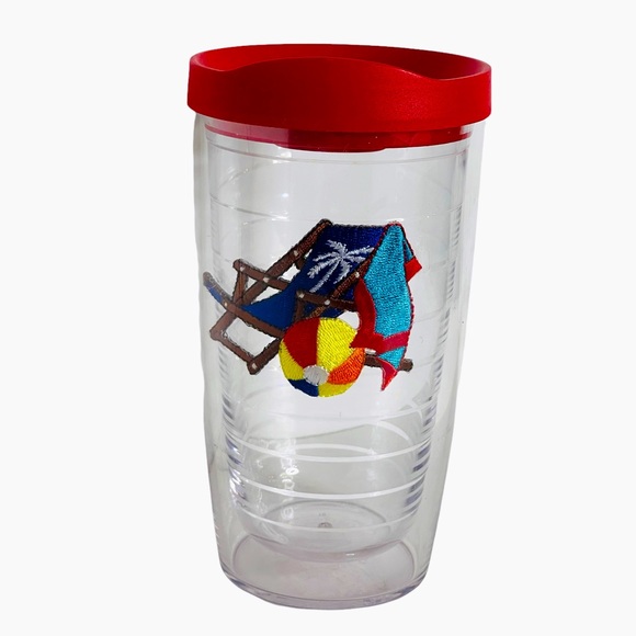 Tervis Tumbler 16oz Beach Nautical To Go Mug Cup Insulated Hot or Cold - Picture 1 of 9